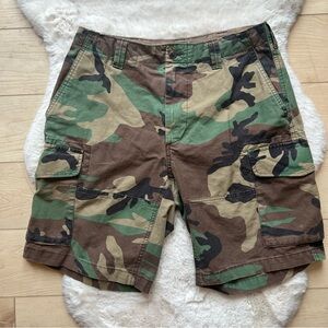 POLO Ralph Lauren Tangent Camouflage Cargo Mens 30W Shorts Utility Relaxed Fit